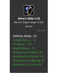 +3 Hero,s Valor