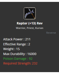 +14 Rev Raptor