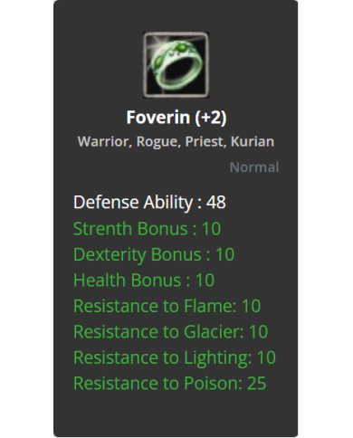 Dual Fov +2 // Mino +2 // Aos +2